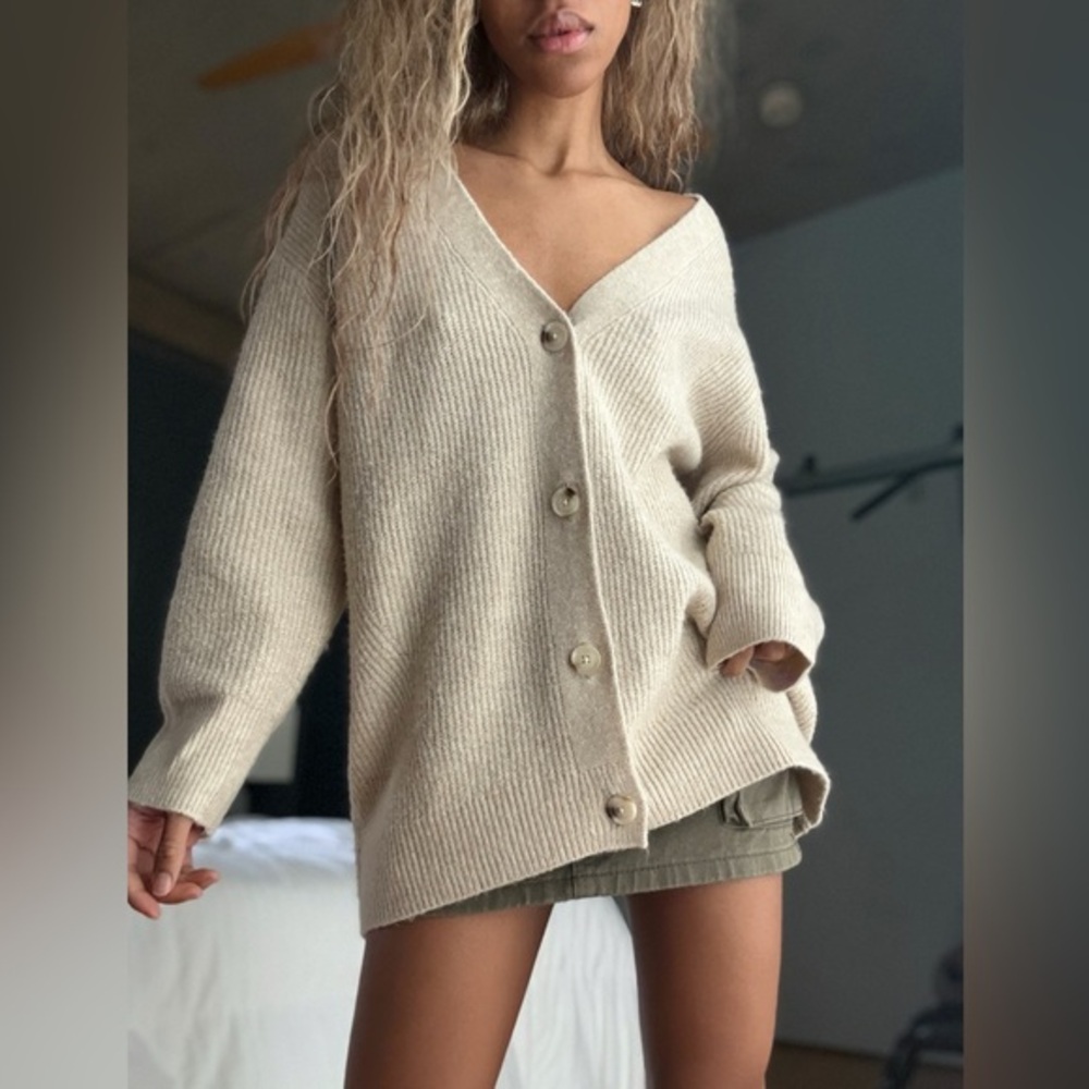 A New Day Long Line Button Down Cardigan